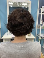 アラワラブルー(arrawarra blue)&nbsp;くるくるミディアムボブ/20代/30代/40代/50代/倉敷駅/白楽町