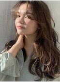 ニュアンスヘア/20代　30代/大人可愛い/まろベージュ