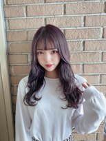 サロンドミルク 原宿(salon de MiLK)&nbsp;【salon de MiLK 原宿】ゆるウェーブ×ラベンダーピンク