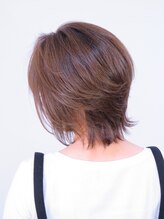 ダンダン 福山三吉店(Dan Dan) 【毛流れ重視】ウルフレイヤー×切りっぱなしシースルー