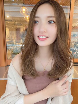 ルービック 豊中(Rubik's) グレージュ/デジパ/抜け感ヘア/ロングヘア