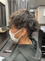 レベル 葛西店(LEVEL)&nbsp;波巻きスパイラル 波巻きパーマ マッシュ ツーブロック