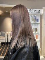 ベレーザ 渋谷(BELEZA)&nbsp;ba205ニュアンスカラー2wayバングヴェールカラーオン眉ショート