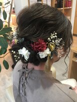 ヘアーズ イオンモール徳島(HAIRZ) 《HAIRZ》渡内美遥　シニヨン