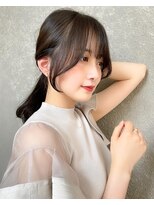 ロンド マーレ 天神大名店(Lond mare)&nbsp;韓国くびれヘア/フェミニンロング/韓国ヘア/チェリーブラウン