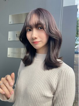 ベール(Vale) 韓国上品ミディ/オリーブベージュ