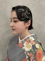 ムード タテマチ(mood tatemachi)&nbsp;成人式アレンジ☆フィンガーウェーブ