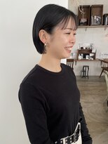 ヘアーアイストゥーレ(HAIR ICI TRE)&nbsp;ミニボブ ショートボブ ストレートパーマ担当渡辺聖