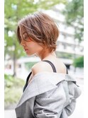 【GEEKS渋谷】中性的/ハンサムショート/夏カラー/20代30代/小顔
