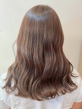 ユキオグループ グラン(yg GRAN) 透明感♪髪質改善カラー小顔艶感ミディミルクティーベージュ