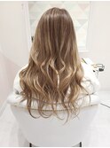 白髪ぼかし×バレイヤージュ