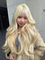 ラ キング(LA KING)&nbsp;顔周りレイヤーカットボブウルフネビージュ小顔ワンレン