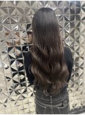 シールエクステ/黒髪ロング/ツヤ髪/髪質改善