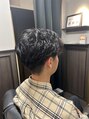 クロム トウキョウ アルト 神保町店(CHROM TOKYO ALT) センターパート/パーマ/コテパーマ/時短セット/ビジネススタイル