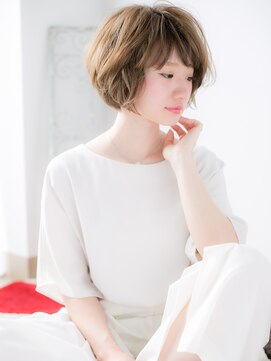 アルバハナレ 横浜(αlba HANARE) 関内/髪質改善/アシンメトリー☆ハイトーン!ハッシュボブパーマn