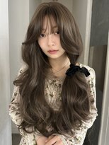 メゾンアクア 表参道(Maison ACQUA)&nbsp;☆ブリーチなしダブルカラー オリーブ オリーブベージュ