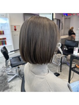 ゲーム 吉祥寺店(GAME) 赤みを抑えた柔らかグレージュボブ