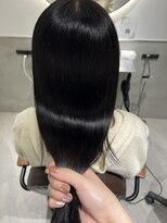 エン バイ ユアーズヘア 銀座店(eN° by youres hair) 縮毛矯正×透明感暗髪