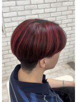 シュガー ヘアアンドネイル 仙台(SUGAR)&nbsp;赤メッシュ