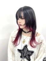 ラニシス ヘアー(Lanisis Hair)&nbsp;赤と黒のデザインカラー★