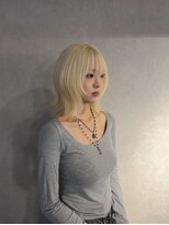 アンサム 下北沢店(UNSOME)&nbsp;くびれミディ/ブロンド/ケアブリーチ