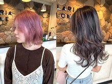 透明感のある色味や、デザインカラー、白髪に対するヘアカラーが得意なサロンです
