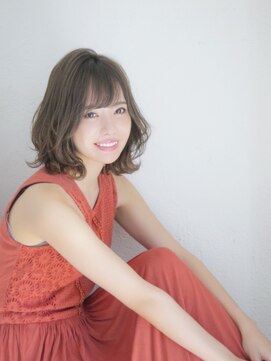 ロンド シャルム 吉祥寺(Lond charme) ロンド吉祥寺【千田大地】小顔前髪ベージュカラーひし形ボブディ