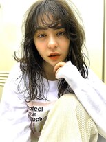 ヘアサロンエム 渋谷店(HAIR SALON M)&nbsp;外ハネボブ/アッシュブラウン/ネオウルフ/デザインカラー