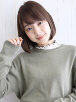 ハレ(HALE)&nbsp;【HALE銀座】ナチュラル前下がりボブ☆20代30代40代◎