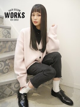 ワークス ヘアデザイン(WORKS HAIR DESIGN) 髪型改善トリートメントストレートロングヘア