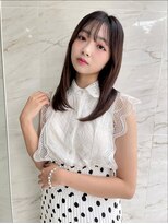 オーロ 緑地公園店(ORO)&nbsp;黒髪ツヤストレート黒髪ヘアー