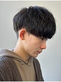 マッシュスパイラルパーマツイストスパイラル波巻きメンズ