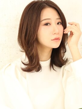 シェール(cher) 大人ミディアム×チョコレートブラウン