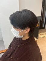 ネオリーブ クーロ メゾン 横浜(Neolive curro Maison)&nbsp;韓国センターパートニュアンスカルマ風パーマ[メンズ]