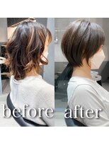 ロンドジェネルーズ 柏(Lond generous)&nbsp;【斉藤航人】ショート×ショコラアッシュ【白髪染め可】【柏】