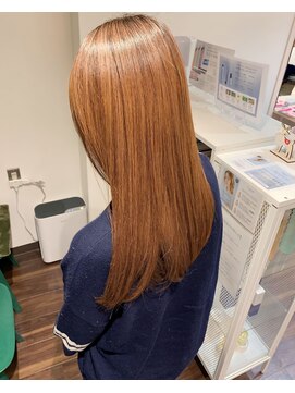 グリーンフィールコパン(green feel copains) 酸性縮毛矯正+メテオトリートメント