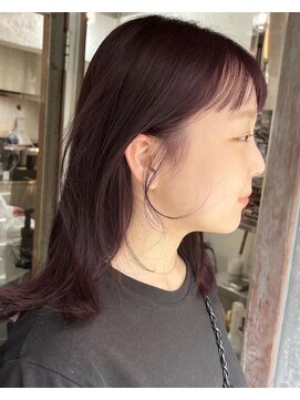 カゼ ダイカンヤマ Kaze DAIKANYAMA 抜け感プラムバーガンディ