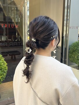 ビュートリアム 梅田(BEAUTRIUM) ヘアアレンジ/編み下ろし/ヘアセット/編み込み/ダウンスタイル