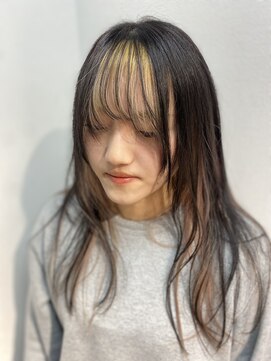 アローズ 久留米店(arose) 大人かわいい小顔ハイライトカラー森ガール風ロング