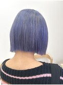 【プツッと】ボブ　ペールブルー