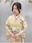 訪問着持ち込み＋着付け＋ヘアセット