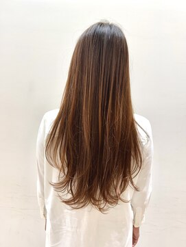 ヘアーライズ 池袋東口店(hair RISE) ロングレイヤーメテオストレートパーマ＋メテオカラー