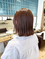 ペイジバイネオリーブ 吉祥寺店(Paige by Neolive)&nbsp;ぱつっとバフ　外ハネ　アプリコット　吉祥寺