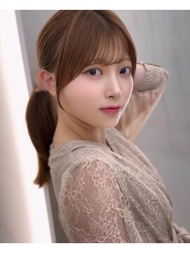 コア 銀座(COA) 小顔レイヤー　前髪顔周り　髪質改善縮毛