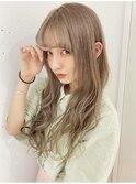 シールエクステ×ロングヘアー×ブラウンカラー(渋谷)