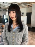 CAF松本/ウルフレイヤーカット/ブルーブラックカラー