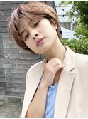大人ショートヘア/まるみショート/ショートボブ/駒沢大学