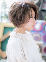 カバーヘア ブリス 志木南口駅前店(COVER HAIR bliss)&nbsp;グレージュアッシュ外国人風小顔エアリーボブh3志木20代30代40代