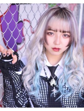 カプセル シンジュク(CAPSULE) CAPSULE ホワイト×エンドカラー×インナーカラー