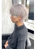 シルバー/ウルフヘア/ハッシュカット【梅田】【大阪】